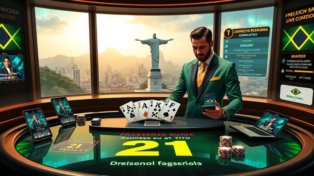 Melhores cassinos do Brasil para jogar blackjack ao vivo com dealers reais em tempo real?